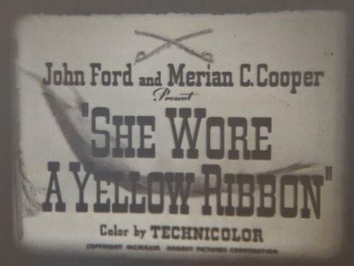 She wore yellow ribbon - she,