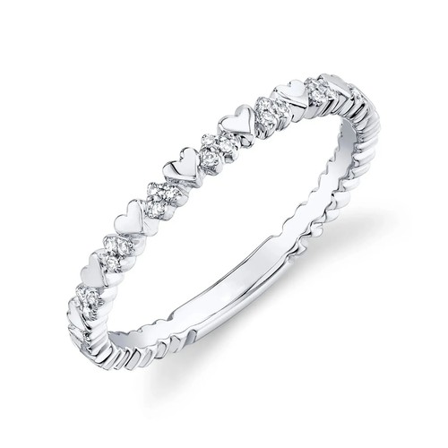 14k oro bianco diamante - 14k,