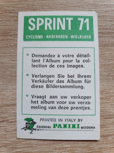 Figurine panini sprint 1971 - sprint,