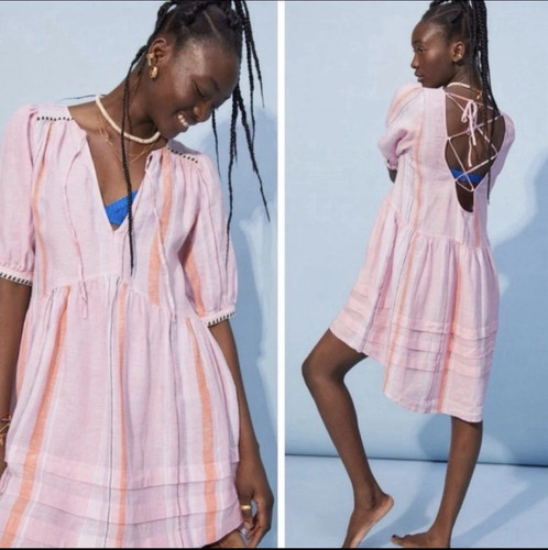 Abito oversize 100 lino - h&m,