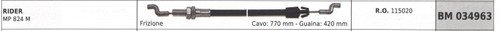 Cavo frizione maori trattorino - frizione,