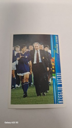 Figurina panini azzurro - figurina,