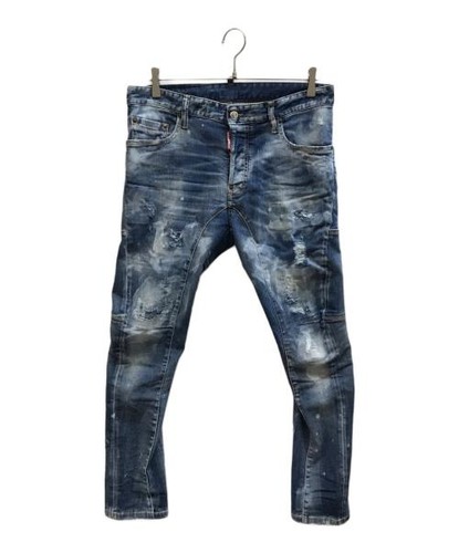 Jeans biker dsquared2 lavaggio - jeans,