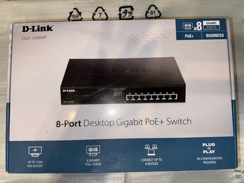 Switch poe ethernet link - ethernet, d-link