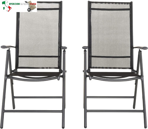 Sedia pieghevole alluminio - sedia,