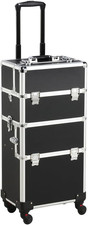 Valigia Trolley Make up 3 in 1 Porta Trucchi per Estetista Professionale Grande 
