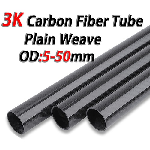 Tubo fibra carbonio 3k - tubo,