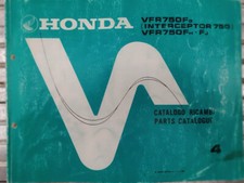 Honda VFR750F,RC24, lista ricambi originale 1987, lista ricambi, catalogo ricambi