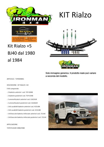 Kit rialzo off - , for