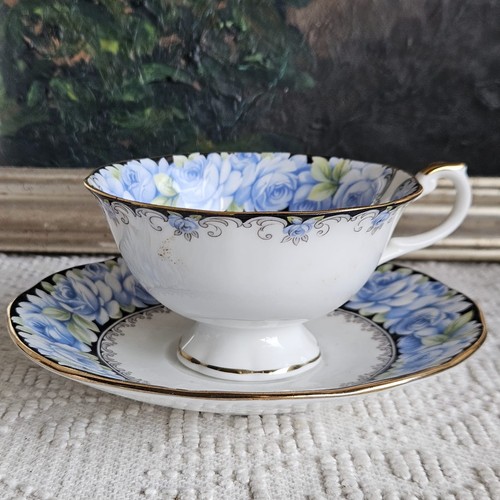Elizabhet rose tazza tè - , con