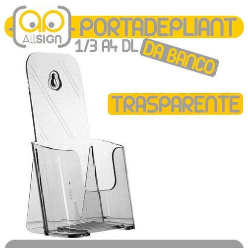 Portadepliant da banco - a4,