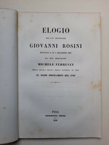 Ferrucci michele elogio di - elogio,