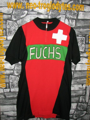 Vintage cycling jersey - jersey, wool