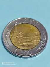 moneta da 500 lire bimetallica