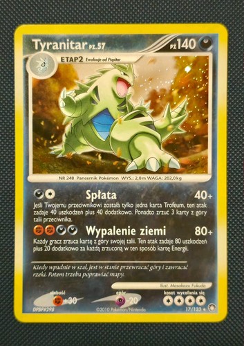 Polish tyranitar holo p - polish, holo: