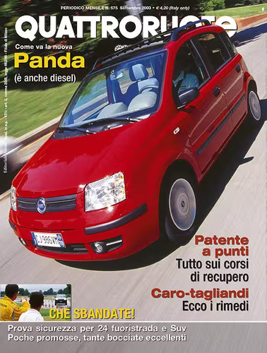 Quattroruote settembre 2003 - quattroruote,