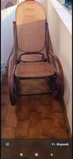 Sedia a Dondolo D'epoca Stile