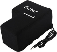 Tasto Enter Gigante Cuscino USB Antistress Pulsante Invio Ufficio Casa Viaggi