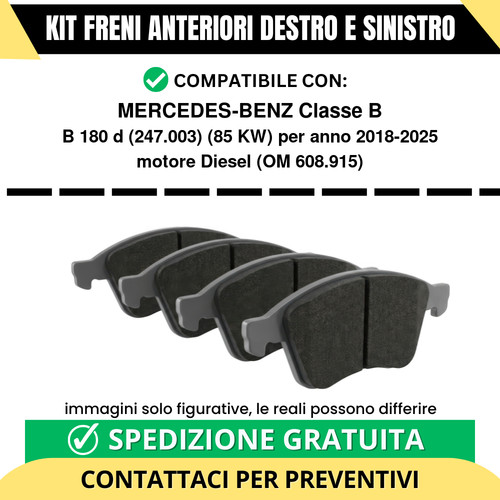 Pastiglie freno anteriori - freno,