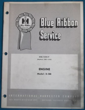 International D-188 Trattore Motore Servizio Riparazione Manuale