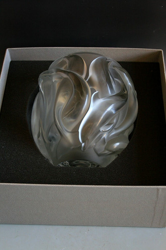 Vaso vetro delfini lalique - delfini,
