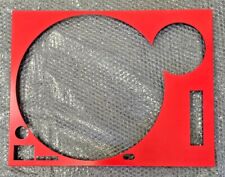 Technics Coperchio piastra frontale ROSSO per giradischi SL1200MK2 /SL1210MK2