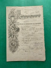 FOGLIO DI CONGEDO ILLIMITATO, FIRENZE 1925