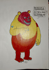 Ugo Delucchi disegno originale Frigidaire Andrea Pazienza