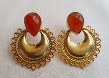 Orecchini artigianali placcati