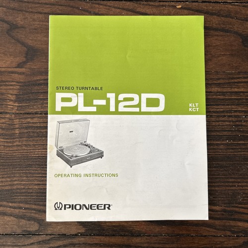 Pioneer 12d originale - pl-12d,
