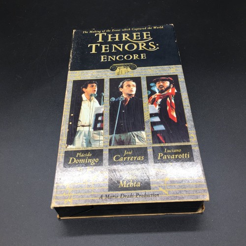 Three tenors encore vhs 1994 - encore,
