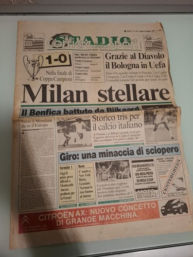 Giornali vintage milan - giornali,