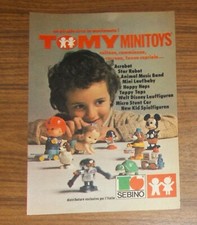Rara pubblicità tomy minitoys - pubblicità,