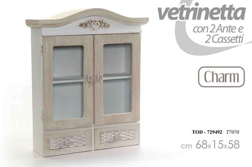 Vetrina credenza legno - credenza,