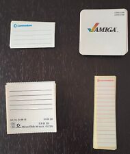 Lotto 99 etichette vintage Commodore/Amiga per floppy disk da 3.5"