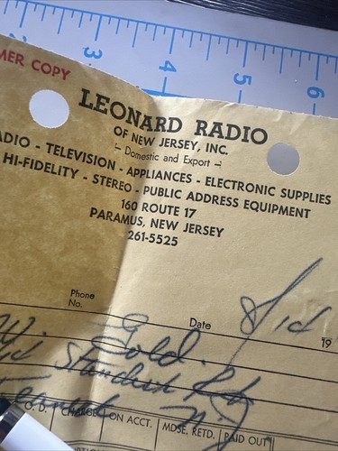 Paramus vintage leonard - paramus,