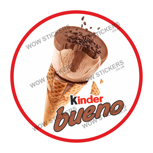 Adesivo furgone gelato kinder - gelato,