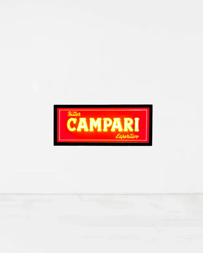 Insegna luminosa campari - insegna,