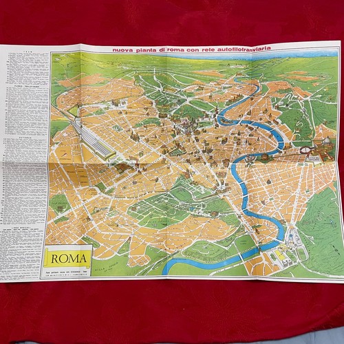 Mappa epoca roma - mappa, d'epoca