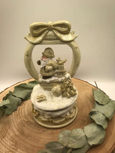 Carillon babbo natale - babbo, glitter