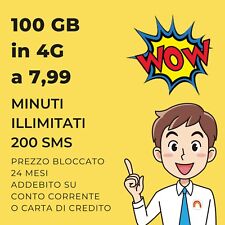 Wind Sim internet 100 GB MIN ILLIMITATI 7,99/mese, leggi descrizione