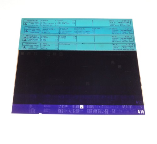 Microfiche catalogo ricambi - microfiche,