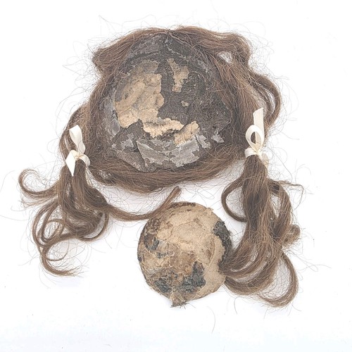 Antica bambola capelli - , umani