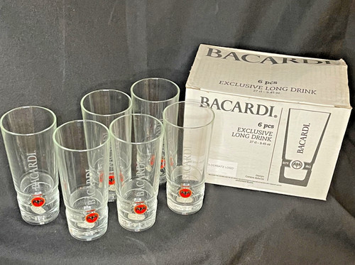 Set bicchieri bacardi rum - 6,