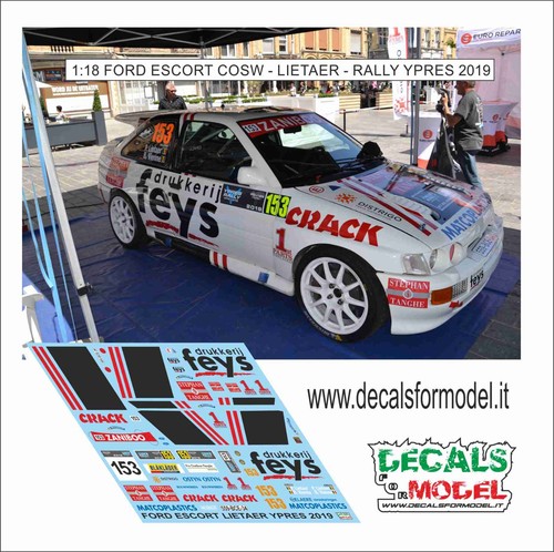 Decals ford escort - escort, cosw