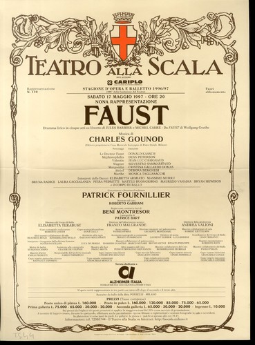 Teatro alla scala locandina - scala,