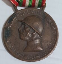 Originale d'epoca ITALIANO WW1 1915 1918 GUERRA con MEDAGLIA AUSTRIA ITALIA NON come nuovo