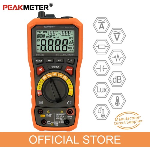 Peakmeter multimetro digitale - peakmeter,