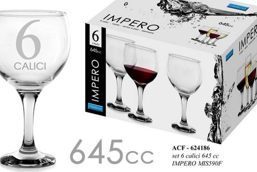 Set calici bicchieri - 6,