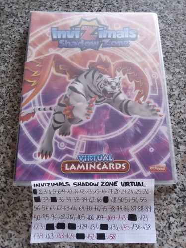 Lamincards invizimals shadow - lamincards,